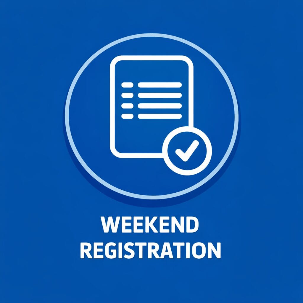Full Weekend Registration