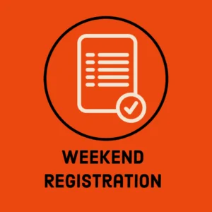 Full Weekend Registration